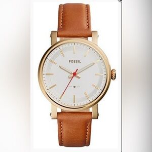 Women's Fossil Original Boyfriend Tan Leather Band Watch ES4181 28mm
